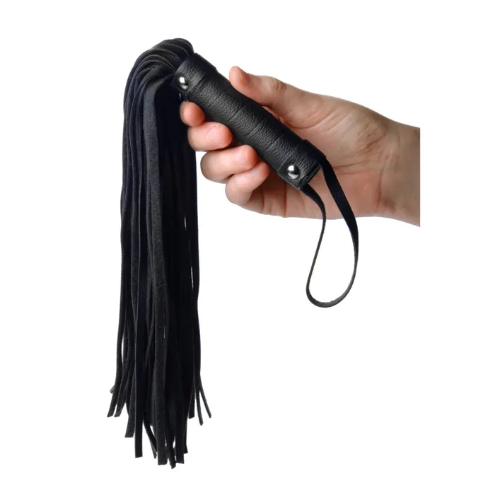 Strict Strict Pleather Pleasure Mini Flogger Black Vibrators Strict Strict Pleather Pleasure Mini Flogger Black Vibrators