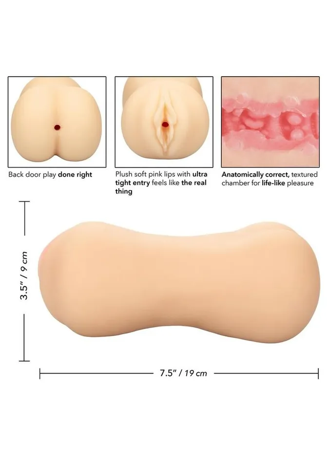 Stroke It Realistic Dual Ended Stroker Pussy and Ass Stroke It Male Sex Toys Stroke It Realistic Dual Ended Stroker Pussy and Ass Stroke It Male Sex Toys