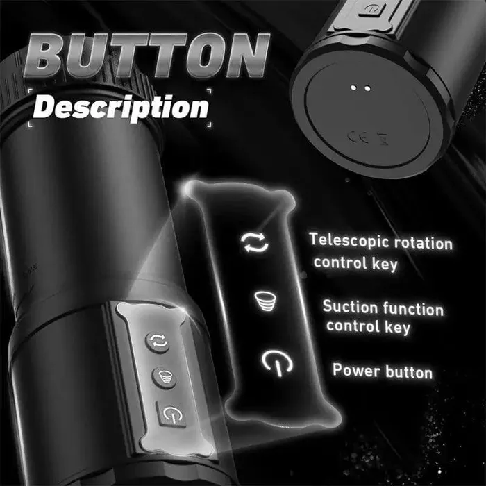 Sucking Vibrating Oral Sex Masturbation Cup Inyarose Male Sex Toys