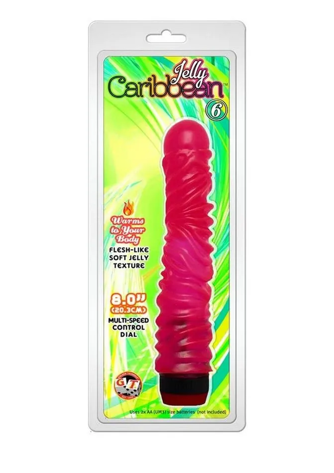Vibrators Jelly Caribbean Jelly Caribbean Number 6 Vibrator