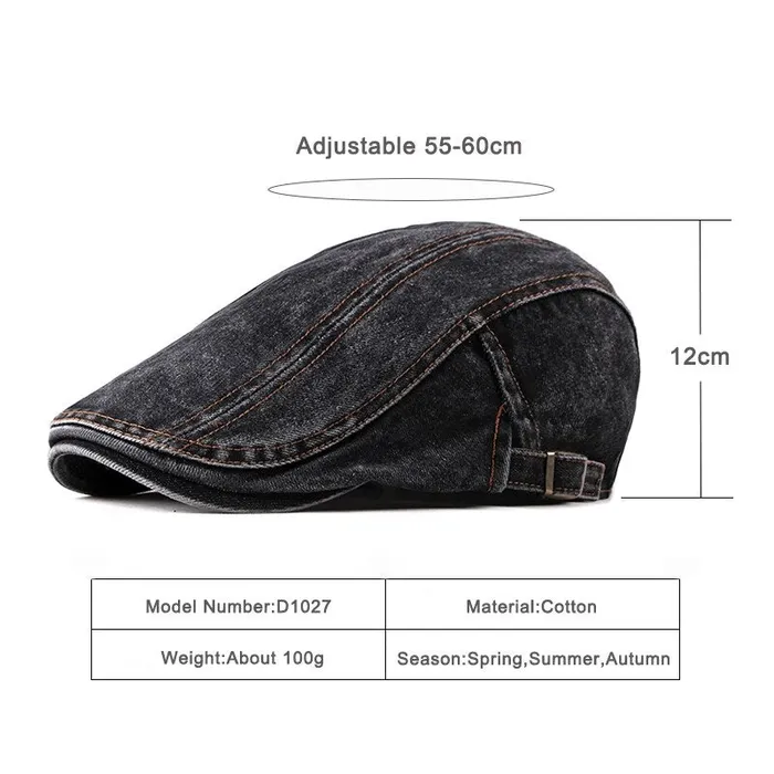 Vibrators mysite Miller Denim Cotton Flat Cap Vibrators mysite Miller Denim Cotton Flat Cap