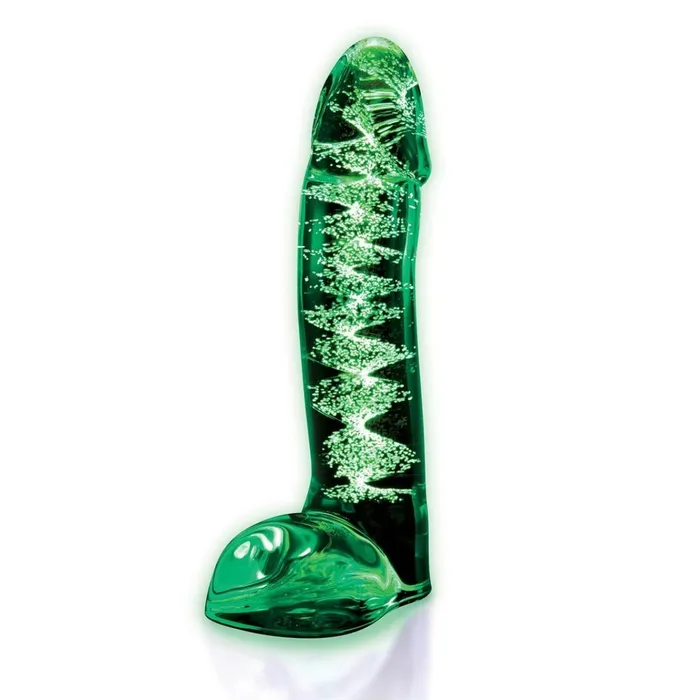 Whipsmart Glow In The Dark Glass Dildo With Balls 55 Inch Whipsmart Dildos Whipsmart Glow In The Dark Glass Dildo With Balls 55 Inch Whipsmart Dildos