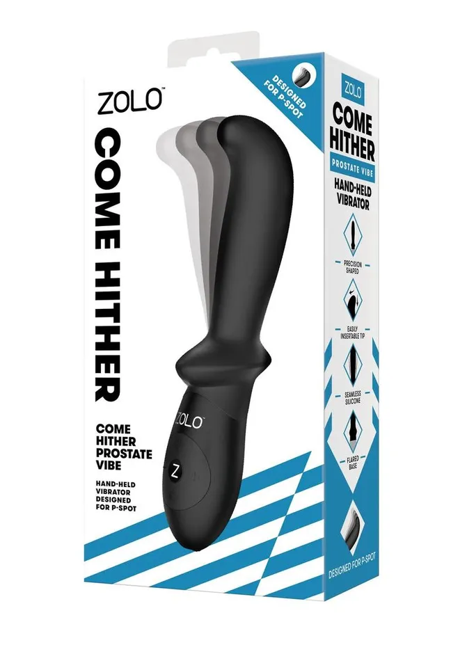 Zolo Anal ZOLO Come Hither Prostate Silicone Rechargeable Anal Vibrator
