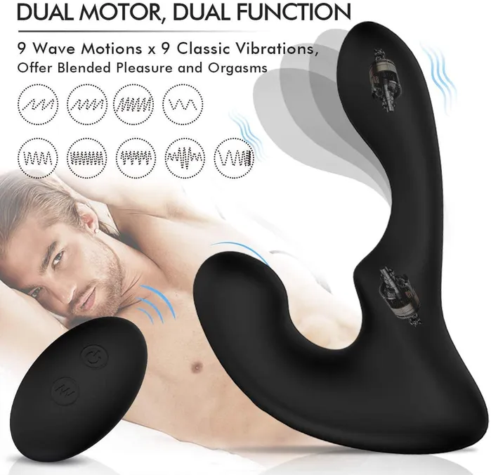 ADLTOYFUN Anal Remote Control Prostate Massager