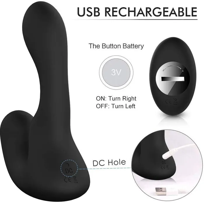 ADLTOYFUN Anal Remote Control Prostate Massager