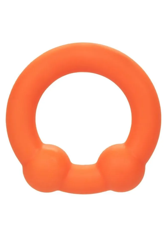 Alpha Alpha Liquid Silicone Dual Ball Ring Male Sex Toys