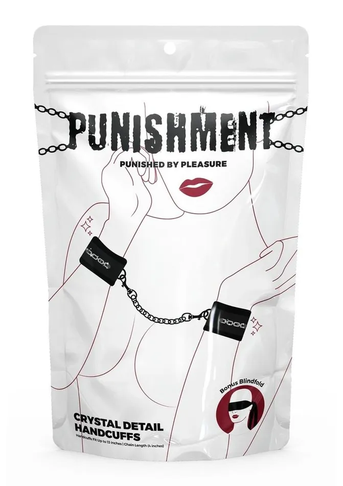 Anal Punishment Crystal Detail Handcuffs Punishment