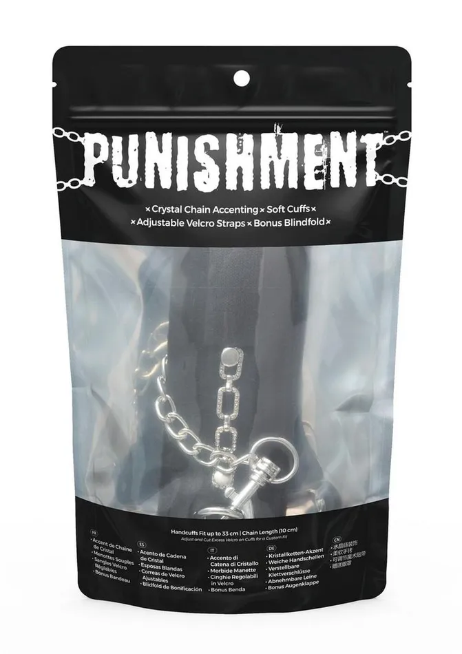 Anal Punishment Crystal Detail Handcuffs Punishment