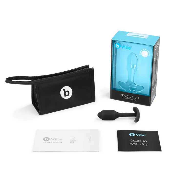 BVibe Snug Plug 1 Weighted Butt Plug Anal