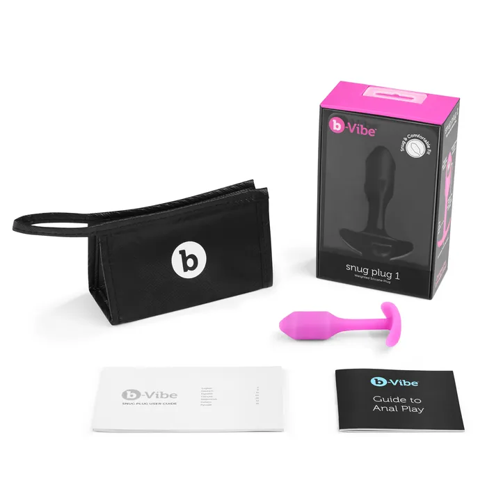 BVibe Snug Plug 1 Weighted Butt Plug Anal