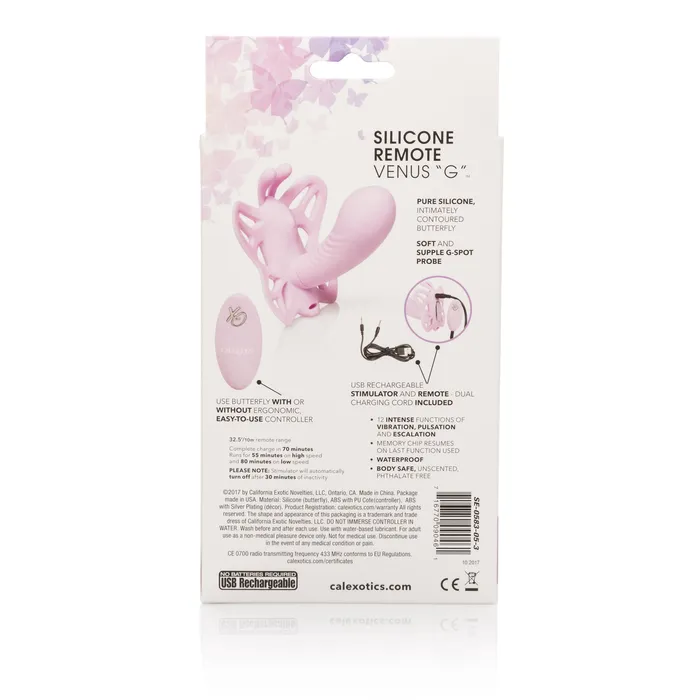 CalExotics Anal Venus Butterfly Silicone Remote Venus G