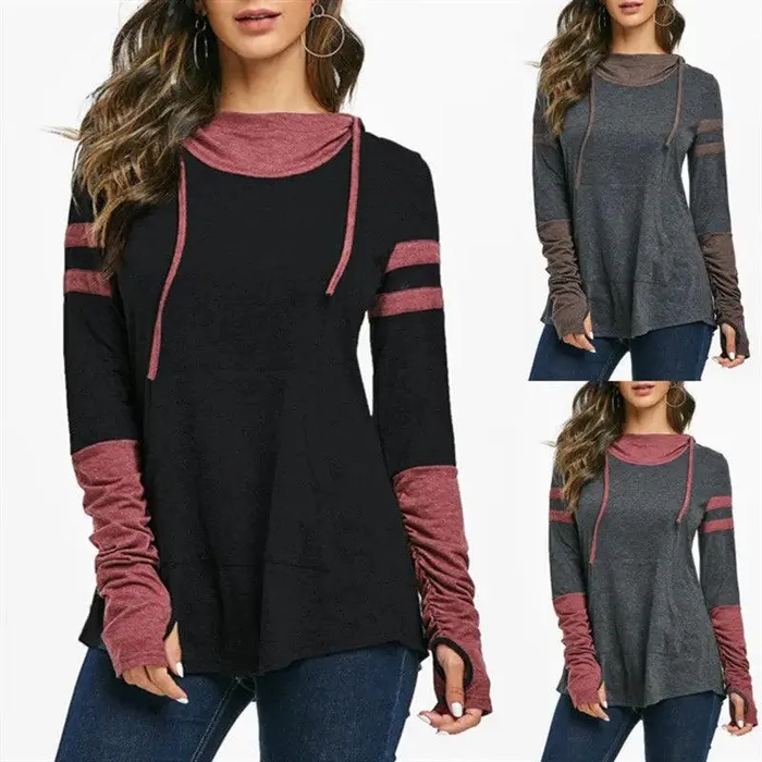 cj Color block hoodie Vibrators