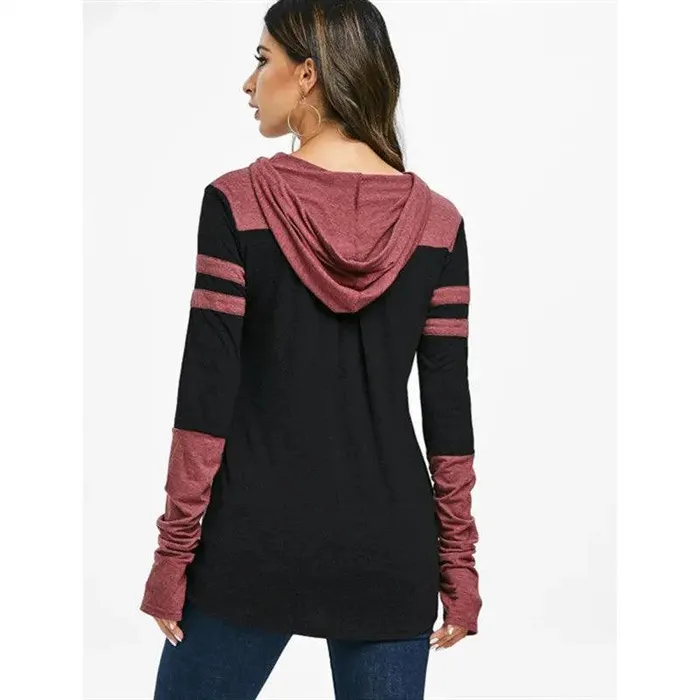 cj Color block hoodie Vibrators