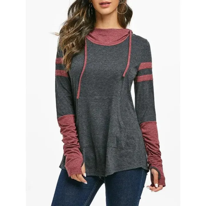 cj Color block hoodie Vibrators