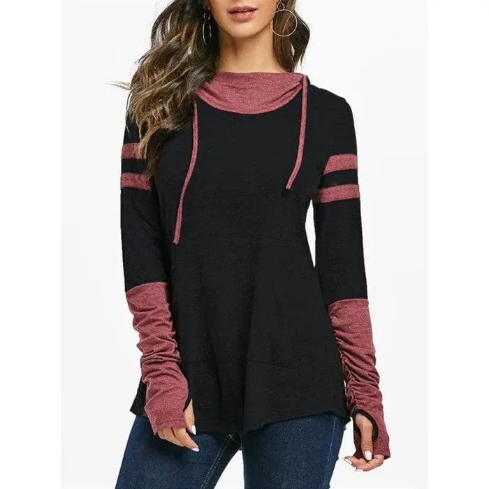 cj Color block hoodie Vibrators