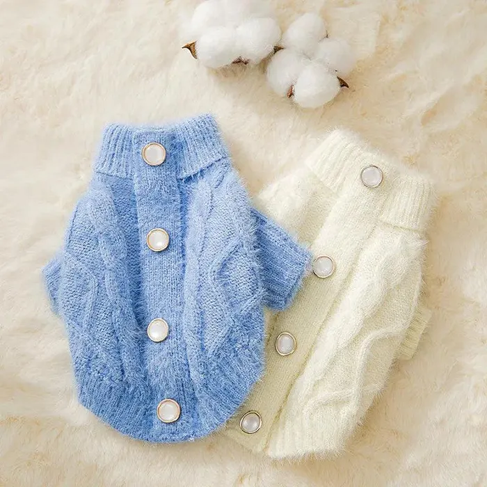 cj Vibrators Knit Sweater Kitty Autumn And Winter Warm Twolegged Clothes