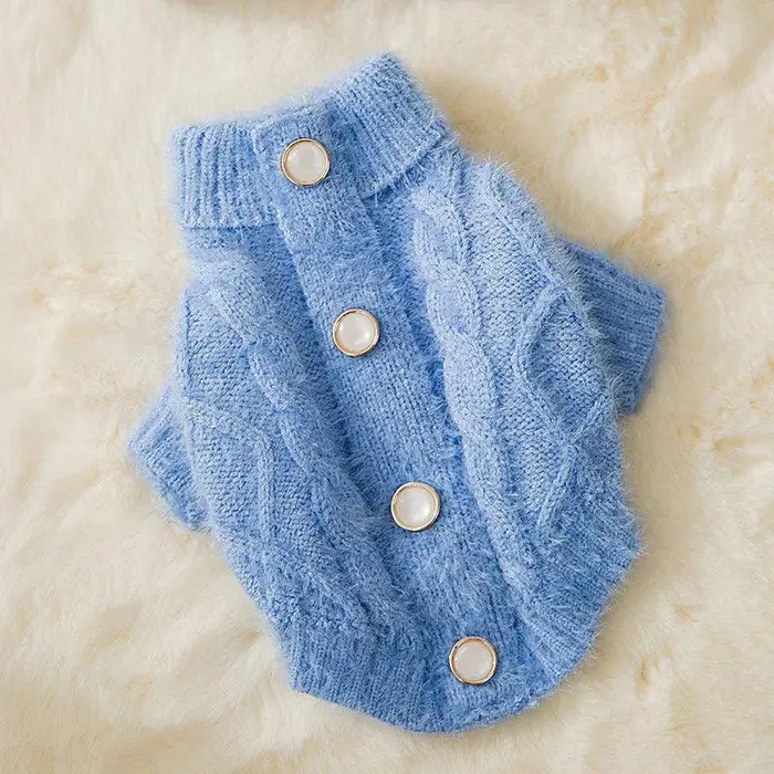 cj Vibrators Knit Sweater Kitty Autumn And Winter Warm Twolegged Clothes