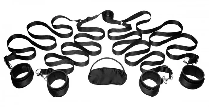 Couples Frisky Bedroom Restraint Kit XR Brands Frisky