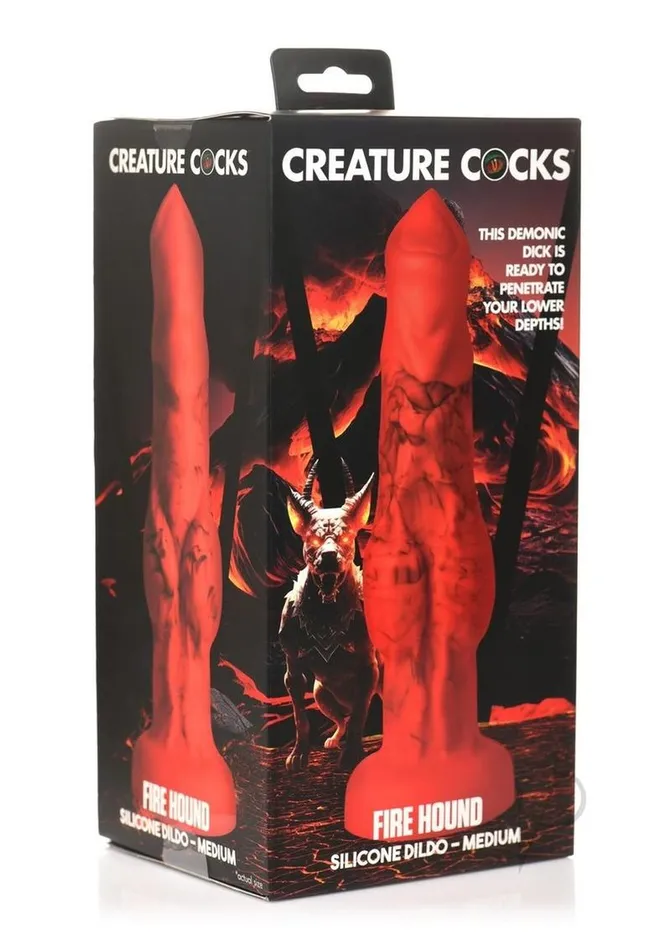 Creature Cocks Fire Hound Silicone Dildo Creature Cocks Dildos