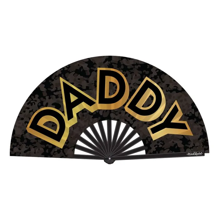 Daddy Folding Fan Wood Rocket Vibrators