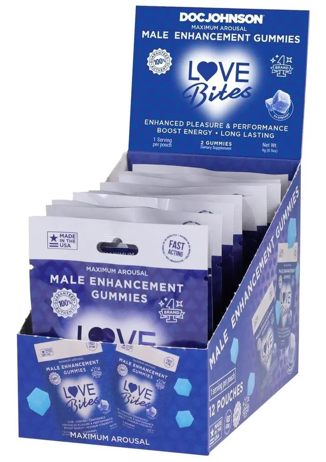 Doc Johnson Male Sex Toys Love Bites Male Sensual Gummies