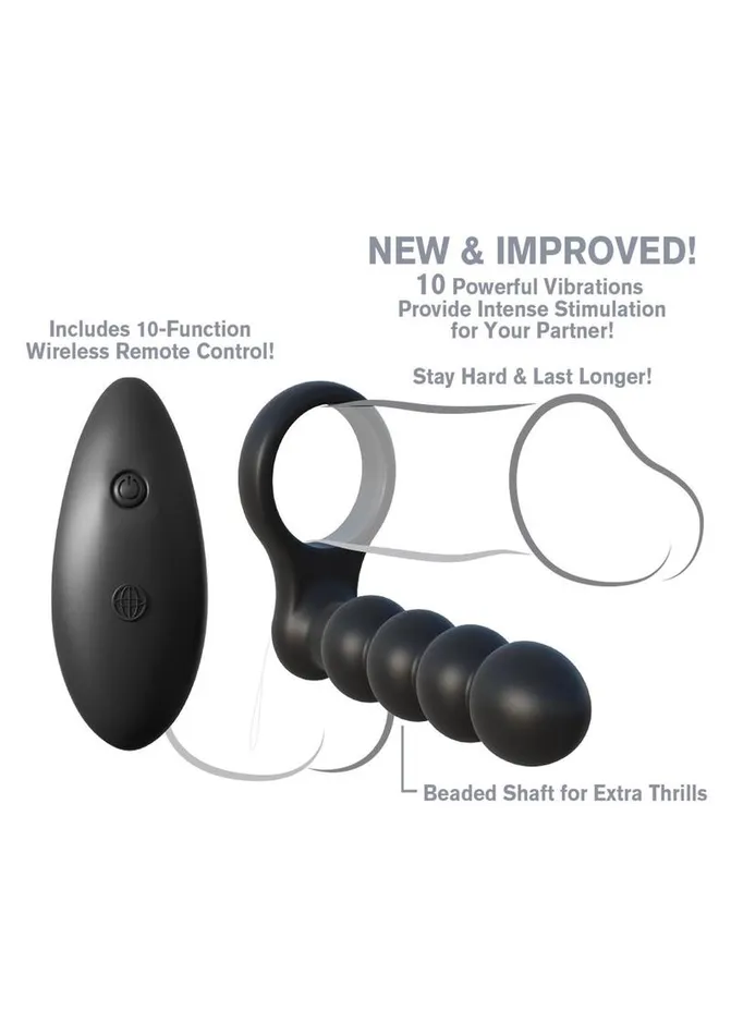 Fantasy CRingz Silicone Rechargeable Cock Ring Double Penetrator with Remote Control Fantasy CRingz Male Sex Toys Fantasy CRingz Silicone Rechargeable Cock Ring Double Penetrator with Remote Control Fantasy CRingz Male Sex Toys