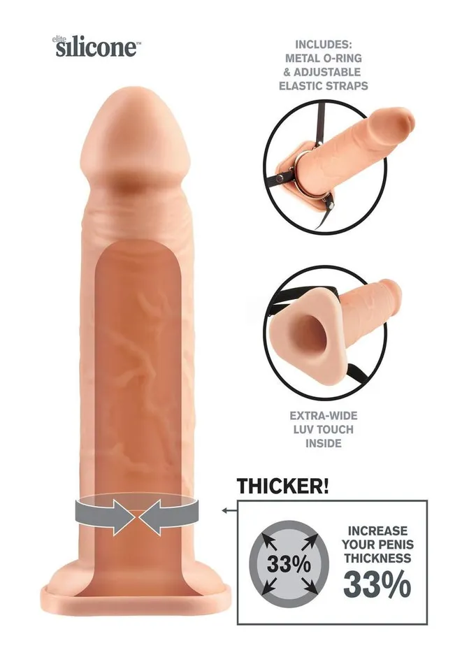 Fantasy XTensions Male Sex Toys Fantasy XTensions Silicone Performance Hollow Extension Fantasy XTensions Male Sex Toys Fantasy XTensions Silicone Performance Hollow Extension