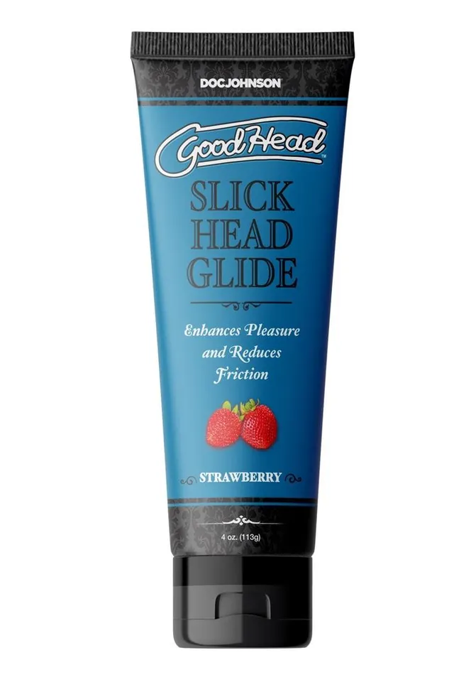 GoodHead Lubricants Goodhead Slick Head Glide Water Based Flavored Lubricant Strawberry GoodHead Lubricants Goodhead Slick Head Glide Water Based Flavored Lubricant Strawberry