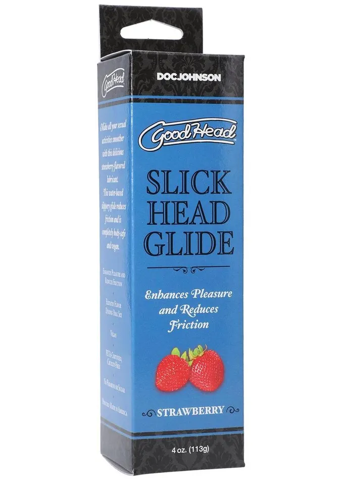 GoodHead Lubricants Goodhead Slick Head Glide Water Based Flavored Lubricant Strawberry GoodHead Lubricants Goodhead Slick Head Glide Water Based Flavored Lubricant Strawberry