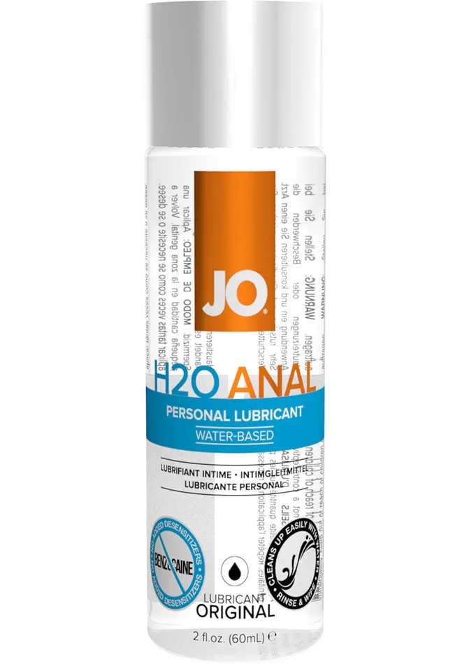 JO H2o Anal Water Based Lubricant System JO Lubricants