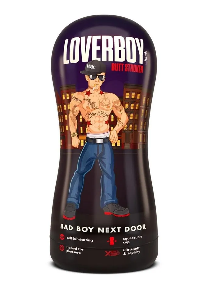 Loverboy Male Sex Toys Loverboy Bad Boy Next Door Self Lubricating Anal Pocket Stroker