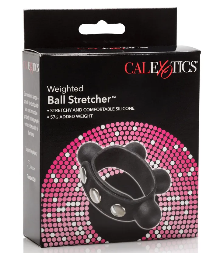 Male Sex Toys CalExotics Weighted Ball Stretcher Male Sex Toys CalExotics Weighted Ball Stretcher
