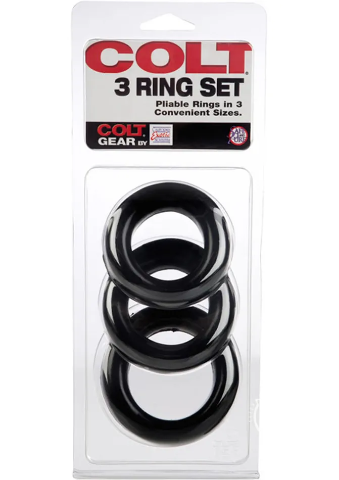 Male Sex Toys Colt Colt 3 Ring Set Cock Rings Male Sex Toys Colt Colt 3 Ring Set Cock Rings