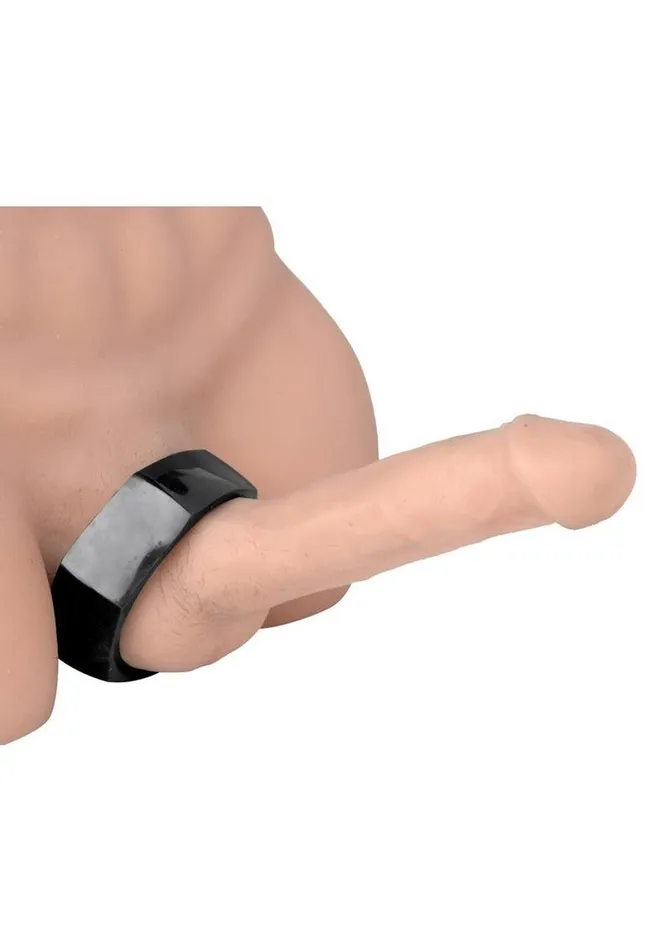 Male Sex Toys Master Series Master Series Hex Heavy Duty Cock Ring and Ball Stretcher