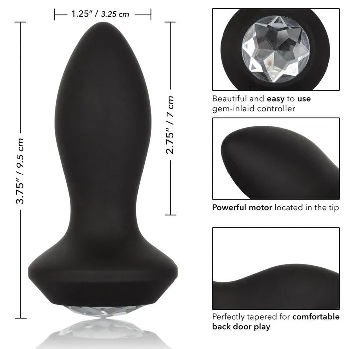 Male Sex Toys Power Gem Vibrating Petite Crystal Probe California Exotic Novelties