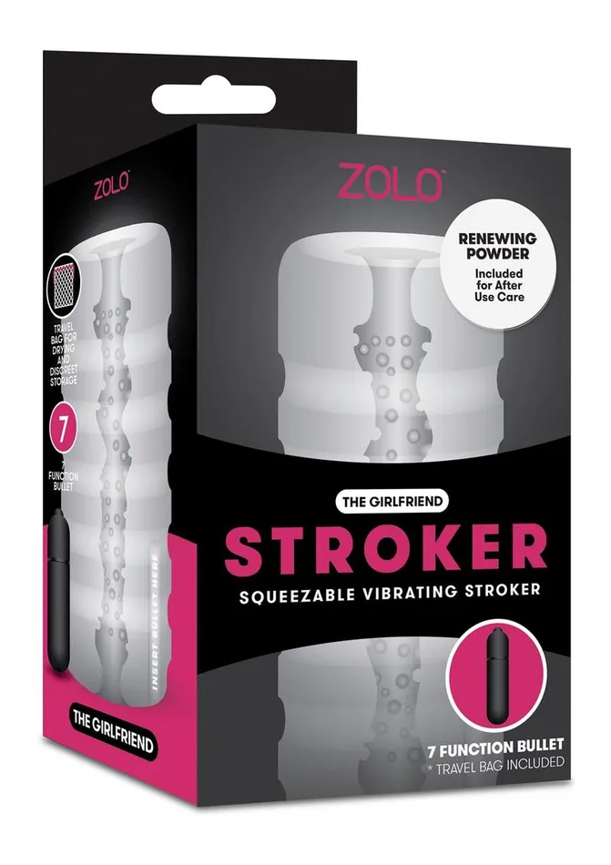 Male Sex Toys ZOLO The Girlfriend Stroker Squeezable Vibrating Masturbator with Bullet Zolo Male Sex Toys ZOLO The Girlfriend Stroker Squeezable Vibrating Masturbator with Bullet Zolo