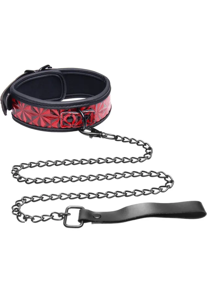 Master Series Crimson Tied Master Series Crimson Tied Chained Collar with Leash Male Sex Toys Master Series Crimson Tied Master Series Crimson Tied Chained Collar with Leash Male Sex Toys