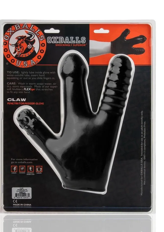Oxballs Dildos Oxballs Claw Penetrator and Pegger Glove Oxballs Dildos Oxballs Claw Penetrator and Pegger Glove