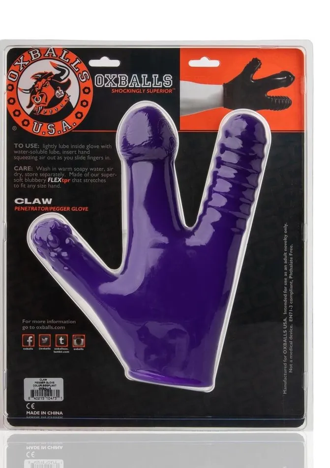 Oxballs Dildos Oxballs Claw Penetrator and Pegger Glove Oxballs Dildos Oxballs Claw Penetrator and Pegger Glove