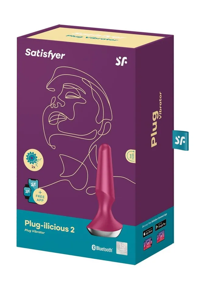 Satisfyer Satisfyer PlugIlicious 2 Silicone Vibrating Anal Plug Anal