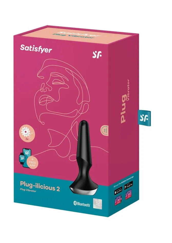 Satisfyer Satisfyer PlugIlicious 2 Silicone Vibrating Anal Plug Anal