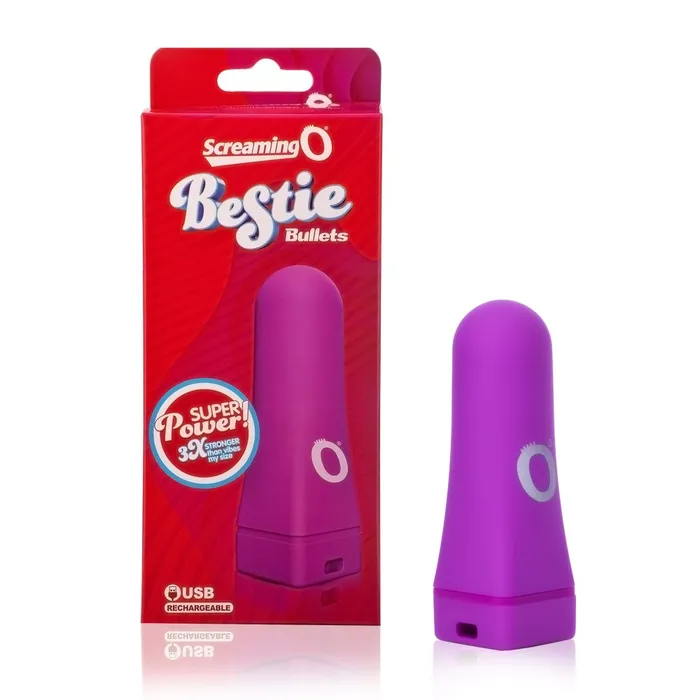 Screamingo Vibrators Charged Bestie Bullet Purple