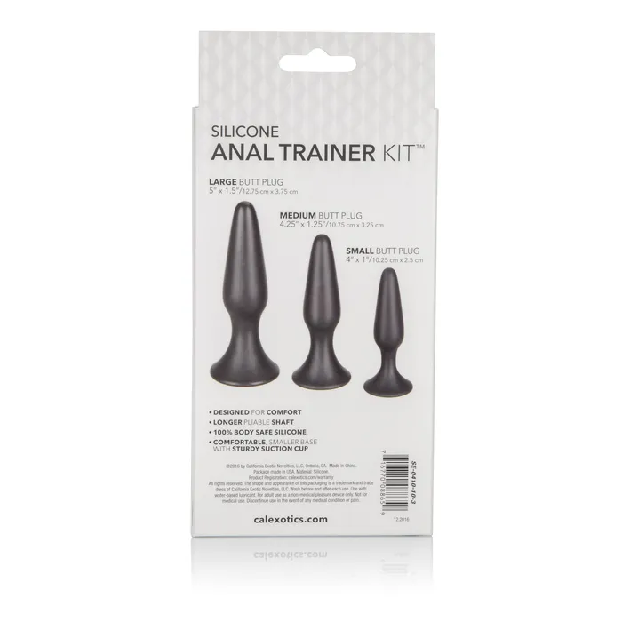 Silicone Anal Trainer Kit CalExotics Anal Silicone Anal Trainer Kit CalExotics Anal