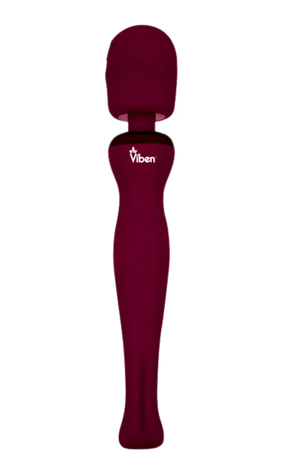 Viben Vibrators Sultry Ruby Intense Handheld Wand Massager Viben Vibrators Sultry Ruby Intense Handheld Wand Massager