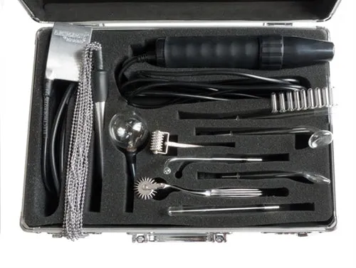 Vibrators Kinklab Agent Noir Neon Wand Kit Vibrators Kinklab Agent Noir Neon Wand Kit