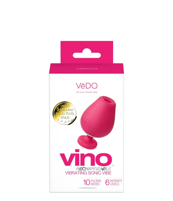 Vibrators VeDO Vino Rechargeable Vibrating Sonic Vibe Pink