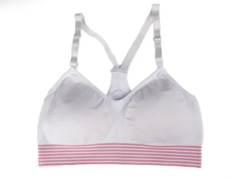 6 Pack Racerback Low Impact Sports Bras Sunset Intimates Enhancers