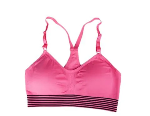 6 Pack Racerback Low Impact Sports Bras Sunset Intimates Enhancers