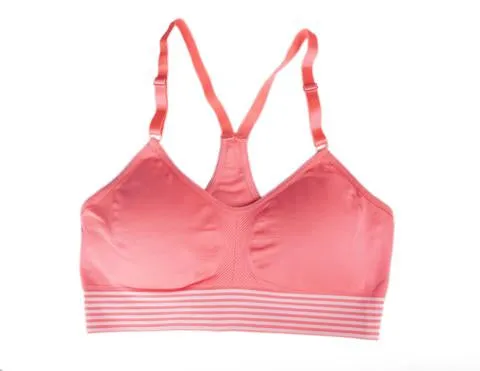 6 Pack Racerback Low Impact Sports Bras Sunset Intimates Enhancers