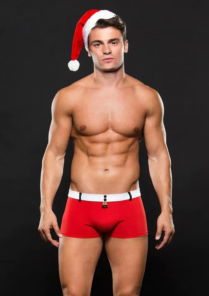 Anal 2 Piece Sexy Santa Set Largexlarge Red Envy Menswear